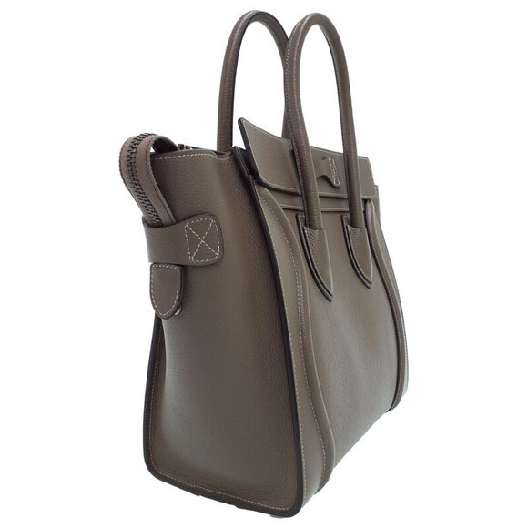 Celine Handbags - Celine Leather Shopper Tote Handbag Shoulder Calfskin